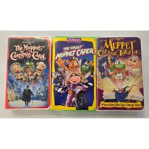 Muppets VHS Movie Bundle Classic Jim Henson Puppetry Kids And Family